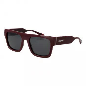 Óculos de sol Polaroid PLD6224SX54LH unissexo - armação preta, lentes cinzentas, 54 mm