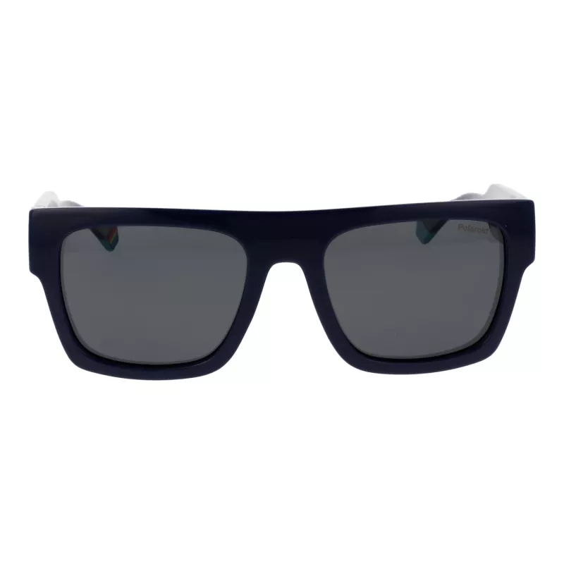 Óculos de sol unissexo Polaroid PLD6224SX54PJ - armação preta, lentes cinzentas polarizadas, 54 mm