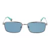 Óculos de sol unissexo Polaroid PLD6227SX566L armação quadrada Havana lente verde polarizada 56mm