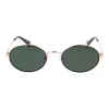 Óculos de sol retangulares unissexo POLAROID PLD6228SX532M - Armação castanha Havana, lentes castanhas polarizadas, 53 mm