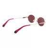 Óculos de sol unissexo Polaroid PLD6228SX53LT retangulares - armação Havana, lentes castanhas polarizadas - 53 mm