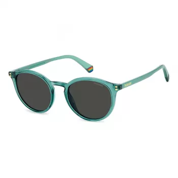 Óculos de sol unissexo Polaroid PLD6233S1ED - armação preta, lentes polarizadas cinzentas