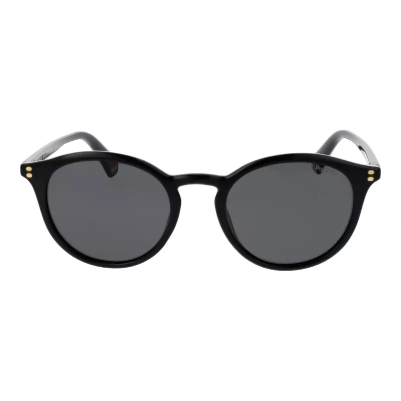 Óculos de sol unissexo POLAROID PLD6233S51807 quadrados - armação preta lente cinzenta polarizada 51 mm