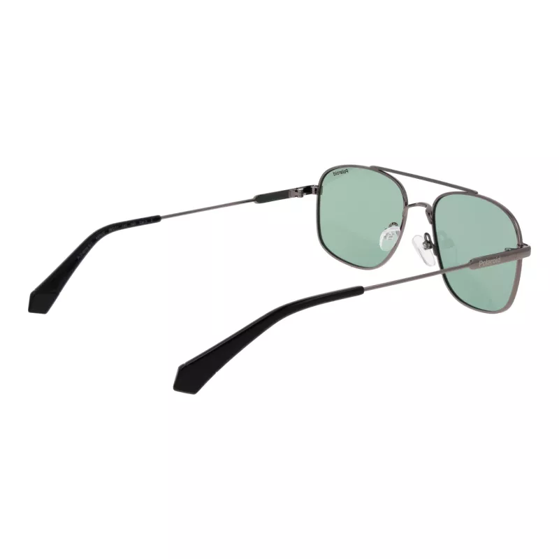 Óculos de sol quadrados polarizados de homem POLAROID PLD6235SX56AS - Preto Mate/Cinzento