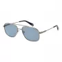 Óculos de sol de homem Polaroid PLD6235SX56V8 polarizados quadrados armação cinzenta lentes cinzentas 56 mm
