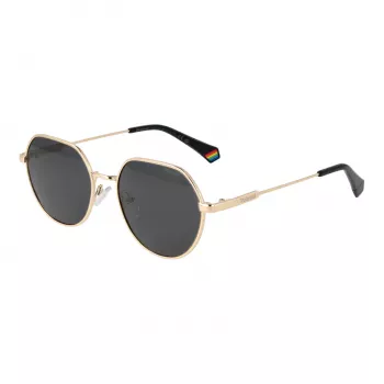 Polaroid PLD6236SX54RH óculos de sol unissexo retangulares - armação Havana lentes castanhas 54 mm