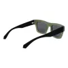Óculos de sol retangulares para homem Polaroid PLD6238SX511E, preto mate, com lentes TAC cinzentas polarizadas, UV400