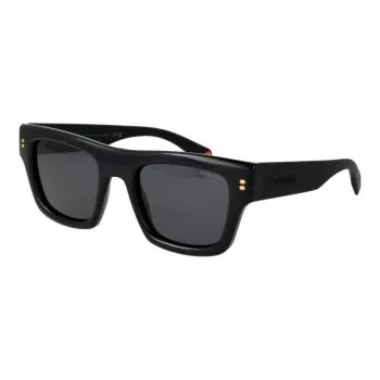 Óculos de sol de homem Polaroid PLD6238SX5180, Square Havana, lentes polarizadas castanhas