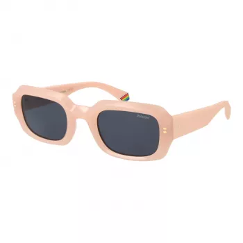 Óculos de sol unissexo POLAROID PLD6239SX51FW - armação quadrada polarizada 51mm