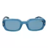 Óculos de sol retangulares unissexo Polaroid PLD6239SX51MV - armação preta lentes cinzentas 51mm