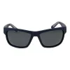 Óculos de sol retangulares de homem Polaroid PLD7031S59FLL - armação preta mate, lentes cinzentas polarizadas, 59 mm