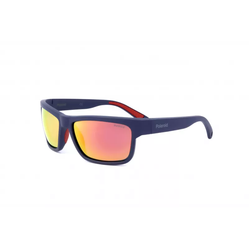 Polaroid PLD7031S8RU Óculos de sol polarizados de homem - armação preta lentes cinzentas 59mm