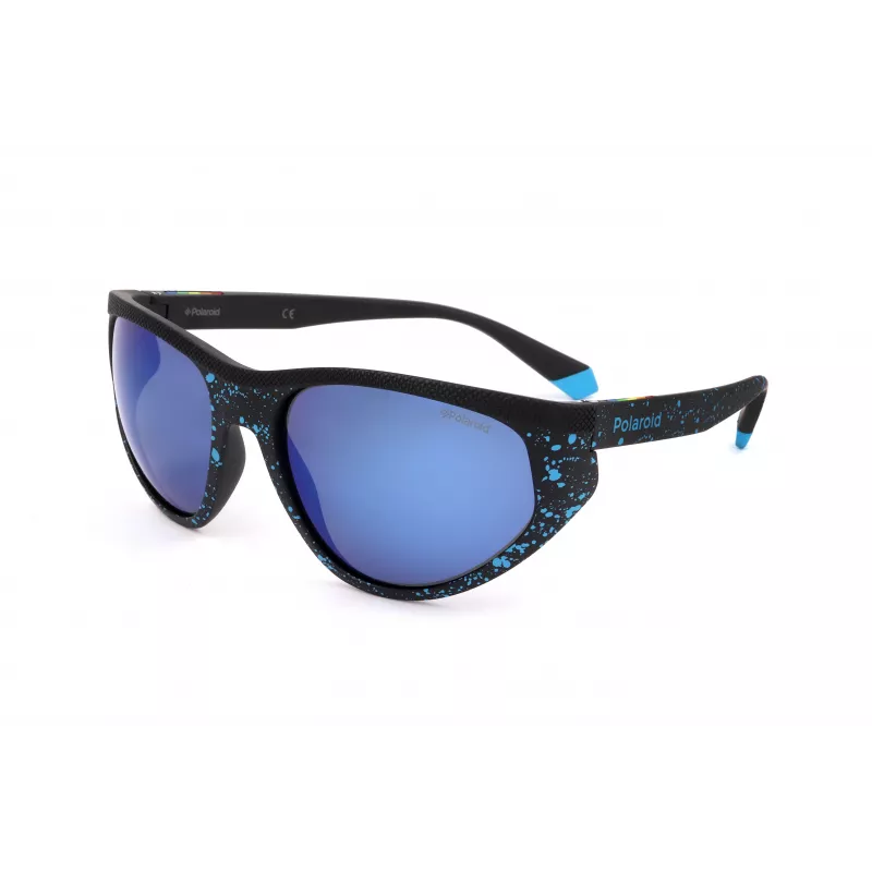 Óculos de sol unissexo retangulares POLAROID PLD7032-S-S6F Havana castanho polarizado