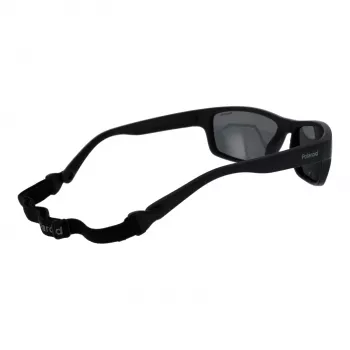 Óculos de sol POLAROID PLD7037S60807 unissexo aviador - lentes cinzentas - armação preta