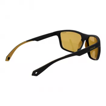 Óculos de sol de homem Polaroid PLD7040/S - armação Havana, lentes polarizadas verdes - 59 mm