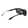 Óculos de sol retangulares polarizados de homem POLAROID PLD7040S5908A - armação cinzenta lentes cinzentas 59mm