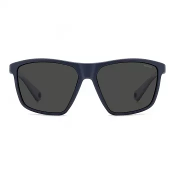 Óculos de sol de homem POLAROID PLD7040SFLL - armação preta, lentes cinzentas polarizadas, 59 mm
