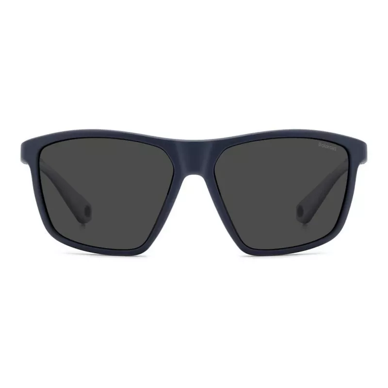 Óculos de sol de homem POLAROID PLD7040SFLL - armação preta, lentes cinzentas polarizadas, 59 mm