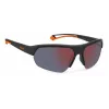 Óculos de sol piloto unissexo Polaroid PLD7048S8LZG6 - Lentes cinzentas, armação preta