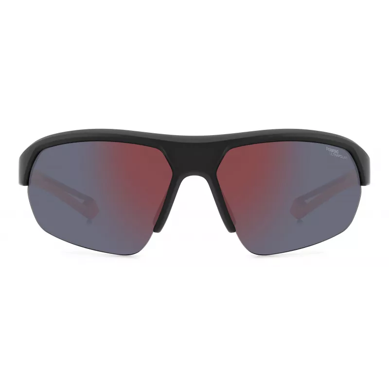 Óculos de sol piloto unissexo Polaroid PLD7048S8LZG6 - Lentes cinzentas, armação preta