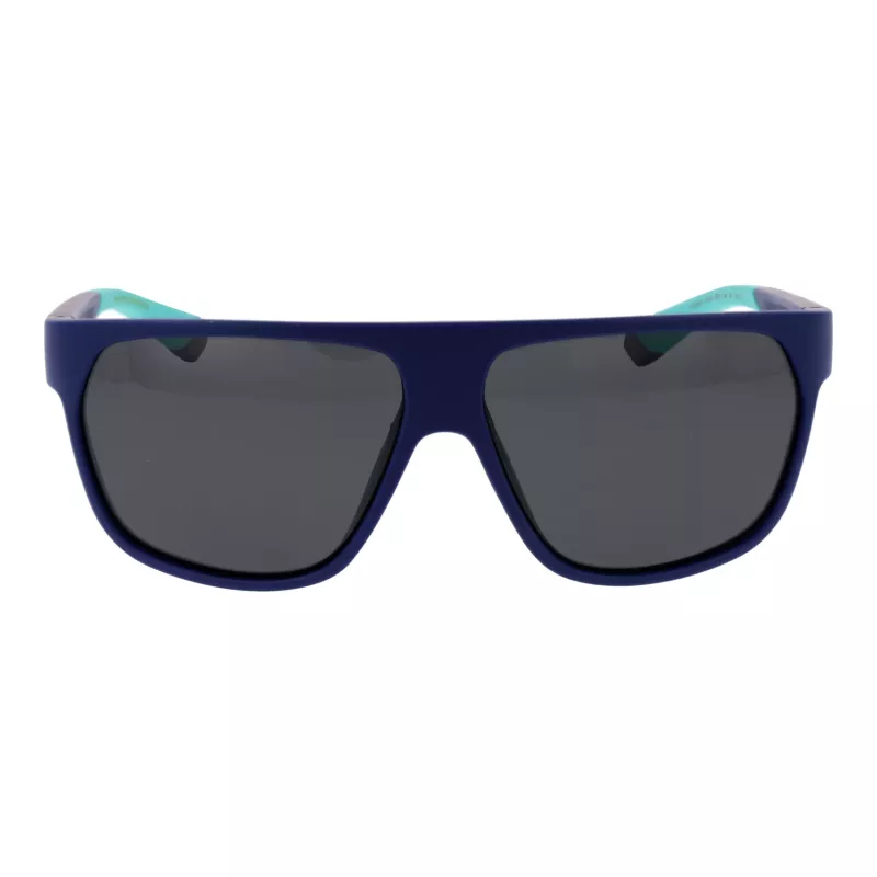 Óculos de sol de homem Polaroid PLD7053S60FLL retangulares - armação preta/cinzenta - lentes cinzentas polarizadas - 60/12/140 mm
