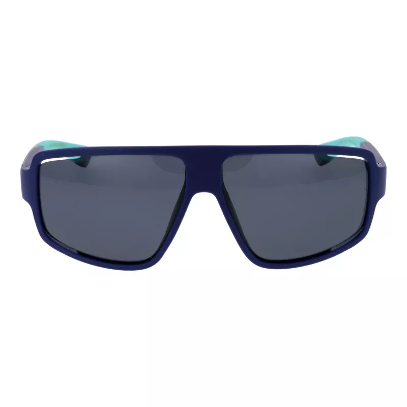 Óculos de sol retangulares de homem Polaroid PLD7054/S 61FLL - armação preta lentes cinzentas polarizadas 61mm