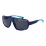 Óculos de sol retangulares de homem Polaroid PLD7054/S 61FLL - armação preta lentes cinzentas polarizadas 61mm