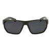 POLAROID PLD7057S60DLD Óculos de sol retangulares de homem - armação cinzento-escuro, lentes polarizadas cinzentas