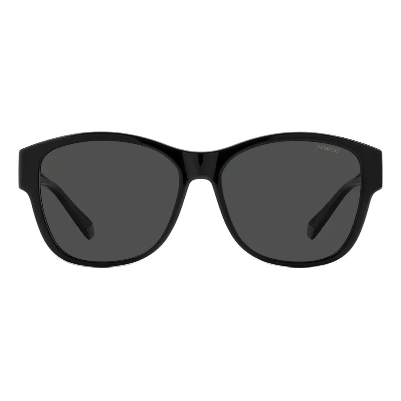 Óculos de sol unissexo Polaroid PLD9019S08A - armação preta, lentes cinzentas polarizadas