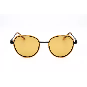 Óculos de sol unissexo POLAROID P6114S havana - lentes cinzentas polarizadas 58mm
