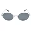 Óculos de sol unissexo POLAROID PLD6066SVK6EX - armação preta, lentes polarizadas cinzentas, 51 mm