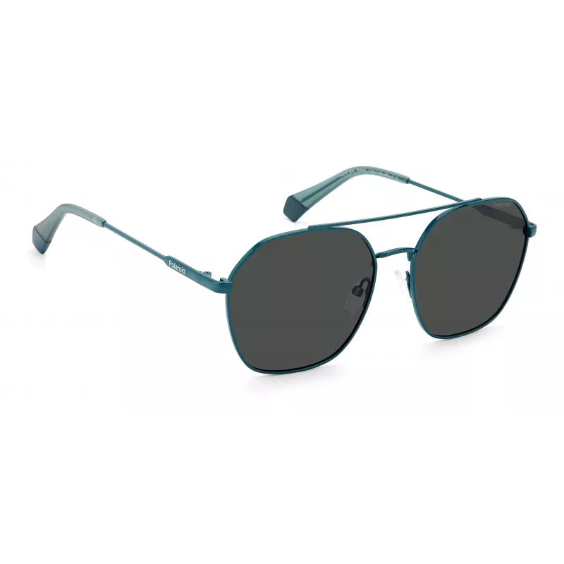 Óculos de sol quadrados unissexo POLAROID PLD6172SMR8M9 Havana verde polarizados UV400