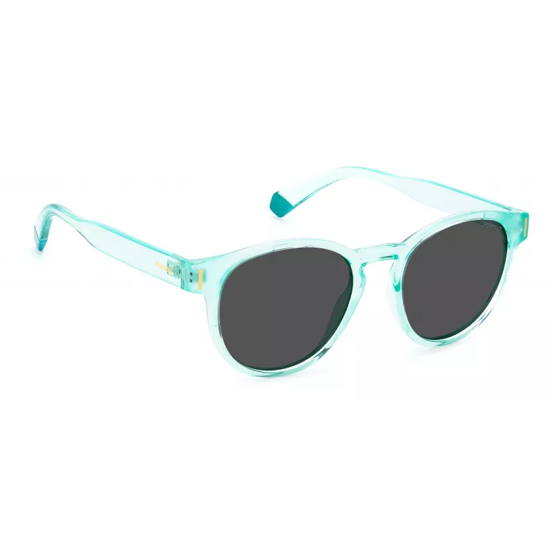 POLAROID óculos de sol unissexo PLD6175S5CBM9 Havana cinzento azul espelhado 51mm