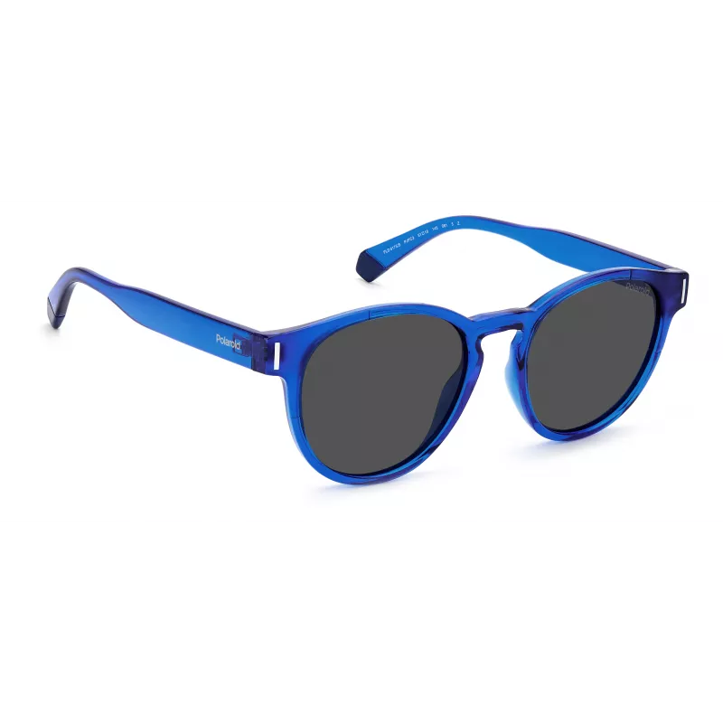 Óculos de sol unissexo POLAROID PLD6175SPJPC3 retangulares - armação preta, lentes cinzentas polarizadas, 51 mm
