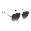 Óculos de sol retangulares polarizados unissexo POLAROID PLD6182S900WJ - Armação preta lentes cinzentas 59 mm