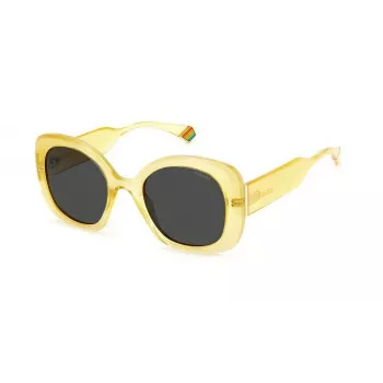 Óculos de sol de mulher Polaroid PLD6190S40G Havana verde polarizados 52mm