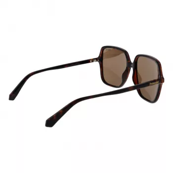 Óculos de sol Polaroid mulher PLD6219S56086 - armação preta, lentes polarizadas cinzentas, 56 mm