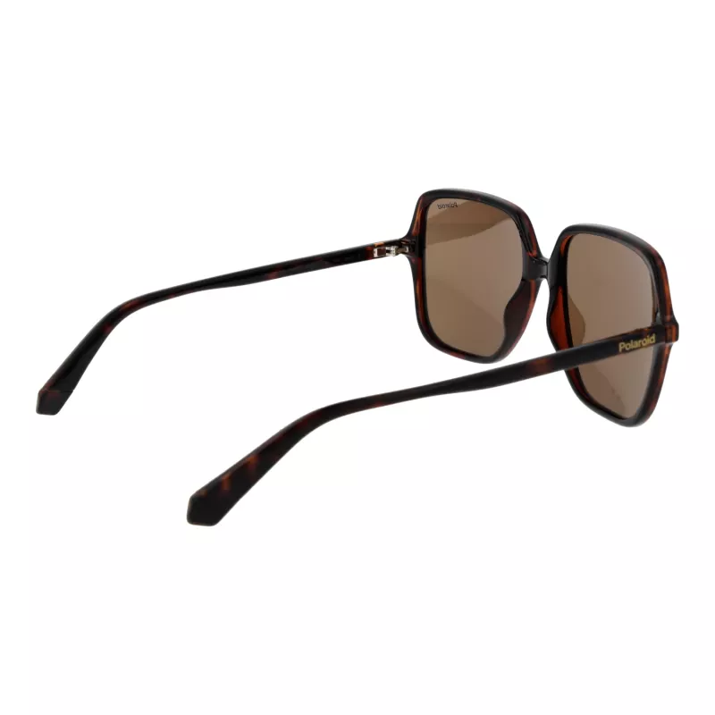 Óculos de sol Polaroid mulher PLD6219S56086 - armação preta, lentes polarizadas cinzentas, 56 mm
