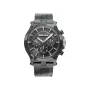 Relógio de homem POLICE Adder R1453321003 47mm quartzo analógico mostrador preto pele