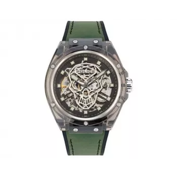 POLICE Relógio analógico de quartzo homem PEWGR1592404 44mm pele preta