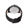 Relógio analógico de quartzo Police para homem Blaze PEWJB2226901 45mm preto aço inoxidável e couro