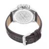 Relógio analógico POLICE para homem PEWJF0005703 46mm mostrador azul pulseira de pele