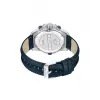 POLICE Relógio para homem PEWJF0022503 Analógico de quartzo 46mm Aço inoxidável Bracelete de pele preta