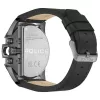 POLICE relógio de homem PEWJF2203601 relógio de quartzo com mostrador preto e bracelete de pele, 48mm