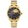 Relógio de quartzo POLICE para homem PL15715JSG78M 46mm aço inoxidável tom dourado mostrador castanho