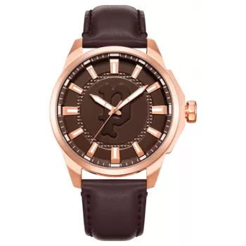 Relógio de quartzo analógico de homem POLICE PEWJA2204307 46mm aço inoxidável cinzento