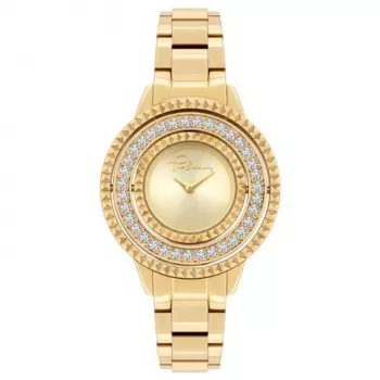 Relógio de quartzo de homem POLICE PL16037BSG22M 34mm pulseira de malha de aço inoxidável