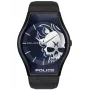 Relógio de quartzo Police para homem PL16114JSU03 45mm mostrador azul bracelete de pele