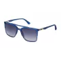 Police óculos de sol retangulares homem SPL363560955 - armação em acetato preta, lentes em policarbonato cinzentas, proteção UV400