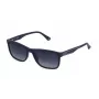 Óculos de sol retangulares de homem POLICE SPLB40N560C03 - Armação de acetato preta, lentes de policarbonato fumadas, proteção UV400